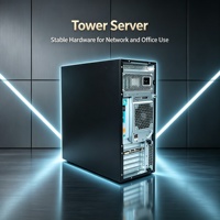 10核立式塔式企业服务器，64GB DDR4 RAM，用于办公存储和数据库操作