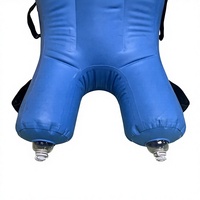H-Fun HF-088 Mannequin gonflable en PVC personnalisé pour tests aquatiques, pour parcs d'attractions, montagnes russes et centres de villégiature, utilisation extérieure, capacité 75 kg, PVC
