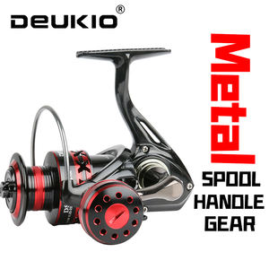 Reel Pancing Metal Spinning Seri 2000-7000 Berkualitas Tinggi, Daya Tarik Maksimum 8-12KG, Rasio Gigi 5.2:1, Kompatibel Air Asin, Air Tawar, dan Sungai - Product Image 5