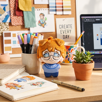 Peluches personnalisées OEM/ODM sur le thème des jeux d'anime, avec logo brodé, figurines de dessins animés, jouets doux, faible MOQ pour cadeaux d'affaires