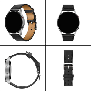 Correa Universal de cuero genuino para reloj <span class=keywords><strong>Samsung</strong></span>, pulsera de lujo de 20mm para <span class=keywords><strong>Galaxy</strong></span> <span class=keywords><strong>Watch5</strong></span> <span class=keywords><strong>Pro</strong></span> Watch4 Classic de 40mm, 44mm, 45mm y 46mm - Product Image 4