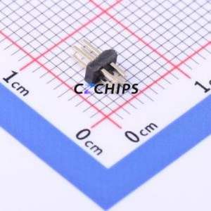 DW127R-22-04-23 Pin Header Through hole Component (THT),P=1.27mm Connector 2x2P 1.27mm 1.27mm Pin Header - Product Image 1