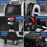 Machine de soudage laser à fibre portative 4 en 1 refroidie par air 1200W 2000W pour coque de batterie au lithium
