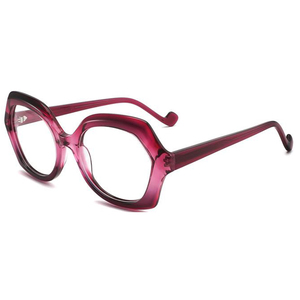 Occhiali da vista retrò di alta qualità da donna acetato <span class=keywords><strong>multicolore</strong></span> occhi di gatto occhiali da lettura blu nero occhiali da lettura alla moda grande <span class=keywords><strong>occhio</strong></span> - Product Image 4