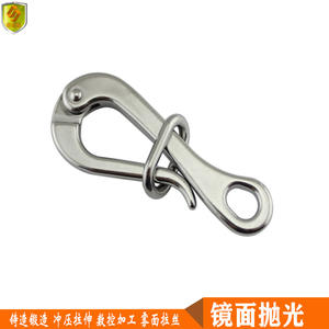 316 Stainless Steel <b>Marine</b> Gooseneck Release Hook Quick Release <b>Marine</b> <b>Hardware</b> Accessories Manufactured with Plastic Material - Product Image 5