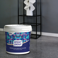 Revêtement de sol en granit liquide auto-nivelant avec finition mate et texture, sable coloré époxy de luxe pour design de carrelage intérieur moderne