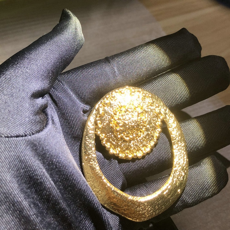 24k gold hoop earrings