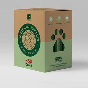 Hengtuo Free Sample Wholesale Eco-Friendly Biodegradable <b>Compostable</b> Customized Printed Logo Pet Dog Waste Poop <b>Bag</b> - Product Image 2