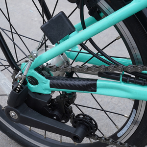 Kit Protector de Cuadro <span class=keywords><strong>para</strong></span> Bicicleta Plegable ENLEE - Vinilo Moldeado en 3D, Resistente a Arañazos y Decorativo, Compatible con la Mayoría de <span class=keywords><strong>Bicicletas</strong></span> Compactas - Product Image 6