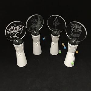 Baguette lumineuse LED personnalisée avec logo imprimé, 7 LED, disque acrylique gravé au laser avec 4 boules à cordes pour événements, cadeaux promotionnels, OEM - Product Image 2