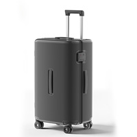 Nouvelle valise de luxe à roulettes, compartimentée 3:7, coffre profond, élégante, en PC, 28 pouces, grande capacité, pour voyages d'affaires, avec serrure TSA