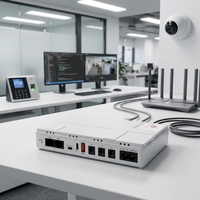 NIUNIU Mini 24W Baterai Lithium DC UPS Multi-Output Pengisian Cepat 9V/12V/24V ONT CPE GPON Access Point WiFi Router Kamera IP