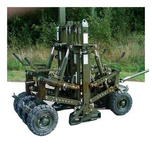 Ponsel Keras pneumatik ban keras modul pengiriman wadah sudut braket Manual tangan bergerak roda Jack Lift dengan roda Jack - Product Image 1