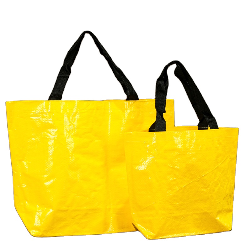 Hot trending products eco friendly small reusable shopping bag pp woven fabric