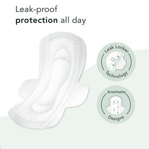 Period Sanitary <b>Pads</b> Breathable Sanitary Napkins for Lady Woman Girl Box Wholesale <b>Cheap</b> Price Cotton OEM Welcomed 1000 Pieces - Product Image 3