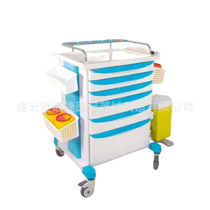 รถเข็นส่งยาไม่เจีย แบบสามลิ้นชักอเนกประสงค์ สำหรับใช้ในโรงพยาบาล - Product Image 5