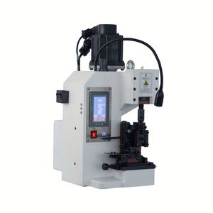 Automatic 2.0Tons Press Capacity Electric Power Drive <b>Wire</b> Cable Mute Terminal Crimping Pressing Punching <b>Machine</b> <b>Stripping</b> - Product Image 4