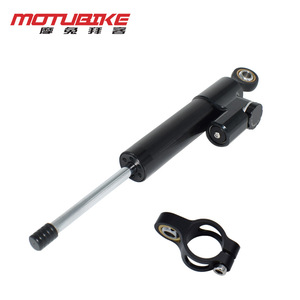 Amortiguador de dirección para motocicleta MOTUBIKE, estabilizador de manillar universal de aleación de aluminio para mejora de motocicletas deportivas - Product Image 1