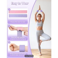 Bracelets de Pilates en silicone, vente en gros d'usine, avec poids magnétiques puissants pour bras et jambes, ensemble de poids de cheville