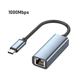 อะแดปเตอร์อลูมิเนียมอัลลอยด์ Type-C เป็นกิกะบิตอีเธอร์เน็ต RJ45 พร้อมการชาร์จ PD สำหรับโทรศัพท์มือถือ คอมพิวเตอร์ แล็ปท็อป ไอแพด โปรเจคเตอร์ - Product Image 2