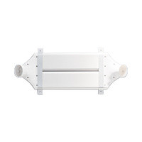 Matériaux blancs de HDPE d'ABS de linteau de conception moderne de 160mm assurant la stabilité maximum de sécurité pour des applications d'escalier de gymnase d'hôpital