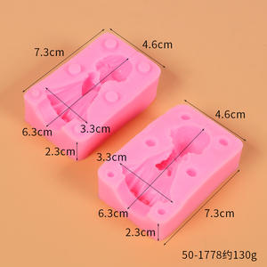 Moule en silicone pour <span class=keywords><strong>bougie</strong></span> en forme d'ange fille et d'ange garçon en trois dimensions, moule pour sucettes, moule pour savon, moule pour colle liquide, moule pour pâtisserie - Product Image 5