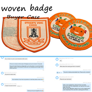 Epaulets, băng tay, nhãn dệt, huy hiệu dệt, phụ kiện quần áo, thêu tay, nhãn cổ áo dây kim loại - Product Image 5