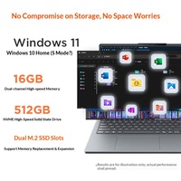 Ordinateur portable ultra-fin Lenovo Xiaoxin 16C pour étudiants, puissant ordinateur portable professionnel avec processeur Ryzen R7-8745HS, écran 16 pouces, stockage SSD