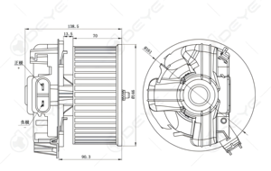 OE #7701060014 7701060015 7701209802 pièces automobiles A/C <span class=keywords><strong>ventilateur</strong></span> de moteur de <span class=keywords><strong>ventilateur</strong></span> 12v DC pour Renault Modus/Grand Modus pièces de climatisation - Product Image 4