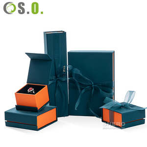 Caja de Regalo de Joyería de Papel, Empaque de Lujo para Anillos, Colgantes y Collares, Caja de Joyería de Cartón - Product Image 1