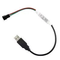 Contrôleur LED RGB ESann MINI 3 touches DC12V Pixel Point WS2813 pour bande LED numérique