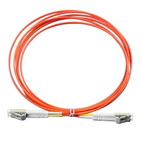 Cordon de raccordement à fibre optique duplex SM MM OM2 50/125 avec connecteur LC SC FC ST 1m 3m 5m 10m 15m 20m