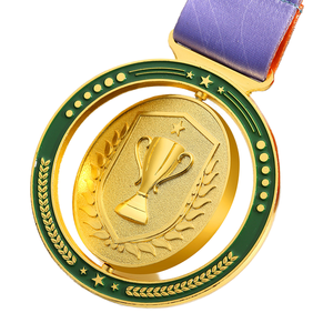 Medallas Metálicas 3D de Lujo Personalizadas de Alta Calidad, Chapadas en Aleación de Zinc, Insignias Reflectantes, Forma Personalizada, Tiempo de Entrega de Muestra de 7 Días - Product Image 4