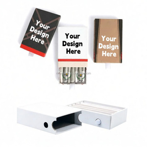 Maßgefertigte Zigaretten-Geschenkboxen mit Schublade für 5er-Pack mit King PVC <span class=keywords><strong>Coney</strong></span> Kindersicherung CR-Verpackungseinlage 5 Stück Fächer - Product Image 4
