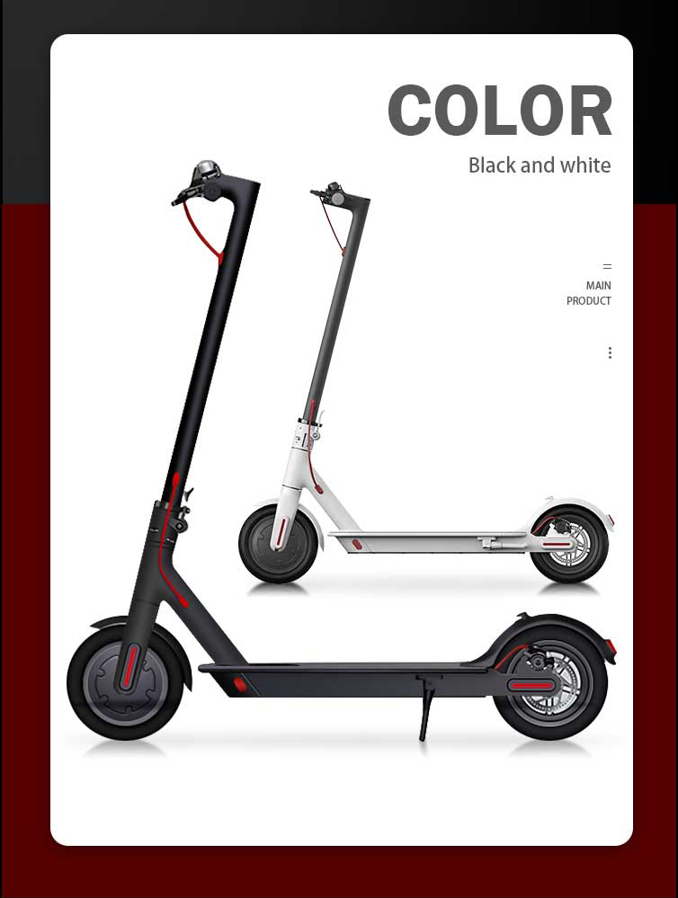 Offroad Foldable E Roller Mobile E Scooter 250W Foldable Electric Scooter For Adults Teens