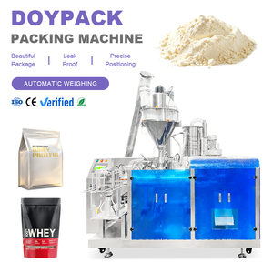 Máquina Automática de Alta Velocidad para Llenado de Proteína de Suero en Polvo, Máquina Empacadora de Bolsas con Cierre Doypack - Product Image 1