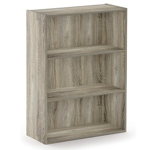 Bibliothèque à étagère ouverte à 3 niveaux <span class=keywords><strong>de</strong></span> Style campagnard Table d'étagère en bois rustique pour cuisine salon <span class=keywords><strong>espace</strong></span> <span class=keywords><strong>de</strong></span> rangement pour vêtements outils - Product Image 4