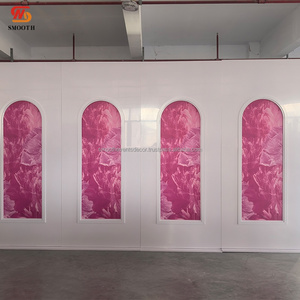 SMOOTH Chic Rosa mármol patrón escenario arco telón de fondo decoración boda escenario telón de fondo soporte decorar arco para eventos Prop - Product Image 1