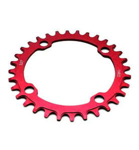 Pièces de rechange de pignon de chaîne usinées sur mesure OEM en aluminium et acier pour composants de vélo VTT et de route - Product Image 4