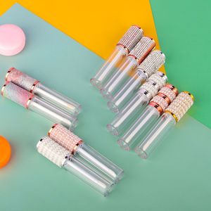 헥슈 5ml 젬 투명 립글로스 튜브 스티커 립글레이즈 빈 병 로고 맞춤 제작 가능 및 ABS 소재 - Product Image 4