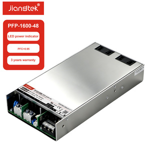 Alimentation industrielle Jiangtek PFP-1600-48 1600W 48V 33.3A haute fiabilité avec PFC, refroidissement forcé, parallèle 6400W DC, signal OK, CE UL - Product Image 2