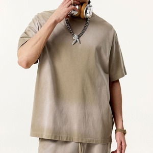 Customised Designer Heavy Unisex 100% Cotton 280 Gsm Oversized T-Shirts Plain Blank for Printing Embroidery Anti-Pilling - Product Image 3