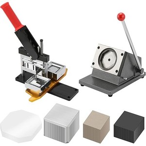 63.5x63.5 tùy chỉnh DIY 50x50 PVC từ hình chữ nhật nút vuông hình ảnh tủ lạnh nam châm làm cho máy Kit Báo Chí Huy hiệu Nhà sản xuất máy - Product Image 6