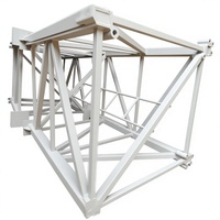 Structure d'ancrage murale pour grue à tour, en acier Q355B, revêtement antirouille, structure stable, directement de l'usine, pour la construction mondiale de ponts