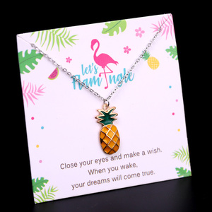 Personalizzato Libellula Pigna Acron Supernatural Ananas Paesaggio di Montagna Avventura Wishbone Amore di Gesù Karma Collana Dei Monili - Product Image 2