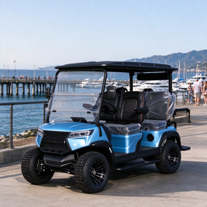 Carrito de golf eléctrico GRENTEK de 4 plazas, color personalizado, vehículo de golf para área residencial - Product Image 1