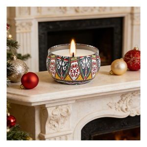 Frascos Decorativos para Velas con Tapa Blanca Mate, Empaque de Regalo Premium para Invitados de Boda, Colección Boutique - Product Image 3