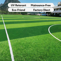 Gazon artificiel en gros pour pelouses, terrains de football et de golf, revêtements de sol sportifs, décoration paysagère, tapis synthétique