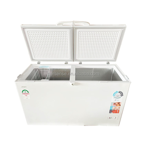 275Double Door <b>Chest</b> Freezer Dual Zone Temperature Compartments With Removable Baskets for Home and Commercial <b>Storage</b> Hands-Fre - Product Image 4
