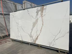 Venta al por mayor de paneles de pared barra artificial Kitchen1600 * 3200*9MM encimeras de mesa encimera losa de <span class=keywords><strong>piedra</strong></span> sinterizada - Product Image 2